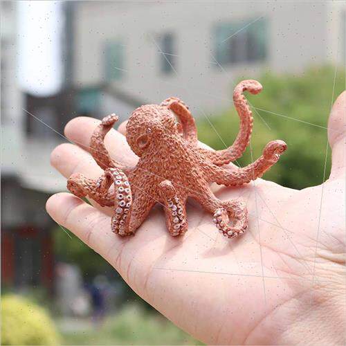 Toys simulation solid plastic static octopus squid octopus