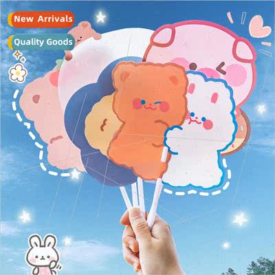 Cartoon shaped handheld fan children summer mini portable sm