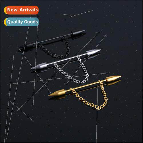 stainless steel earrings do not lose color lanyard clip buck