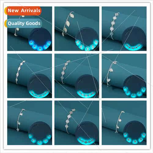 Glowing Bracelet Creative Copper pcs Oil Drip minous Round M