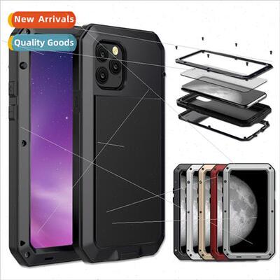 适用iphone11pro max metal triple defense case 13p drop-proph