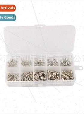 320pcs Boxed 304 Nuts Round Head Bolt K M2 M2.5 M3 M4 M5 Nut