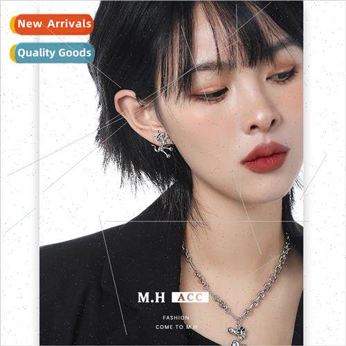 Mechanical kten oil drop earrings female hip hop ins earring