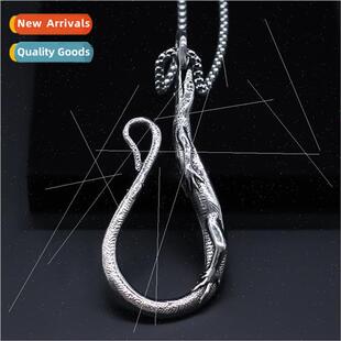 stainless steel Square Bead Necklace Alloy Four Legged zard