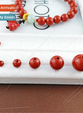 red sround beads DIY loose beads round beads single emperor
