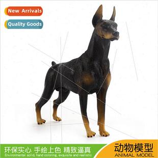 Pinscher Solid Animal Doberman Dog Hound Police Black Model