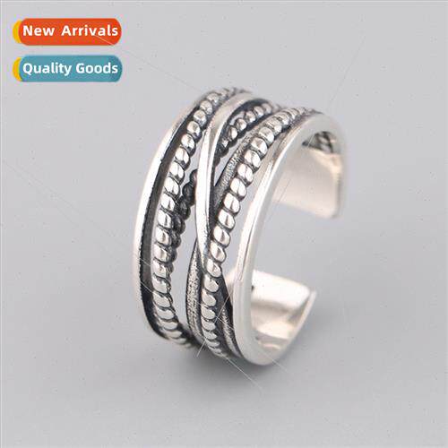 Korea retro multi-layer winding index finger wh openings adj
