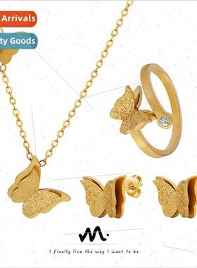 Aesthetically pleasing matching spir frosted butterfly penda