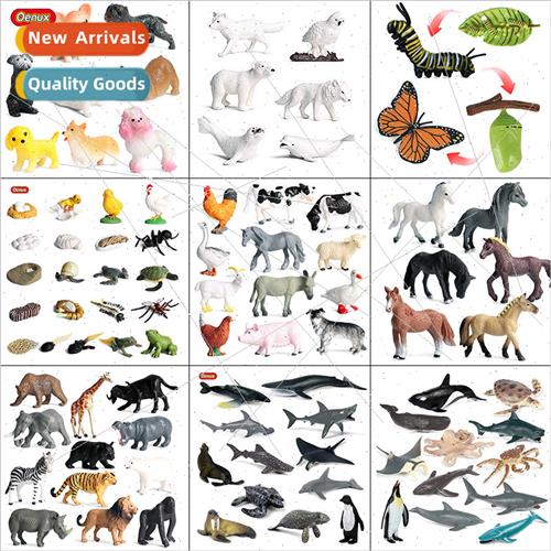 wildlife toys mini animals marine dinosaur lion monkey shark