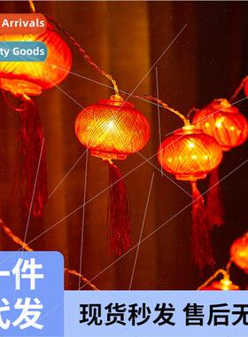 Spring Festival cotton thread tassel red lanterns  Day decor