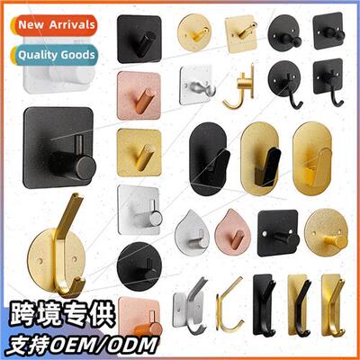 No-hole bathroom kchen hooks behind door single hook space a
