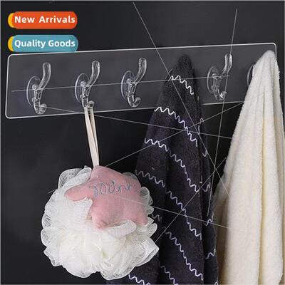 No-hole transparent -marking hooks kchen bathroom sticky hoo