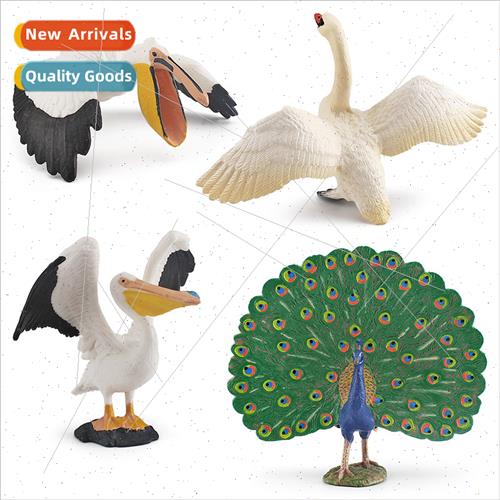 Wild animal model pelican gripper warthog swan peacock solid