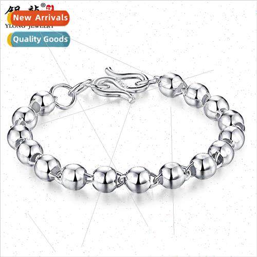 S990 men women transfer beads silver bracelet baby transfer