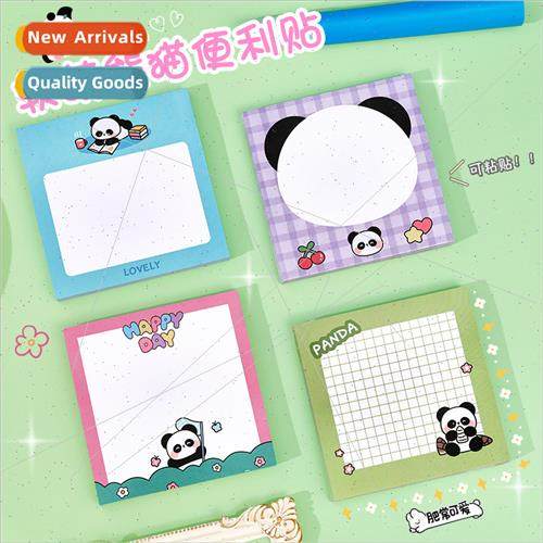 Cartoon Panda Sticky Notes Student Cute Message Memo Sticker