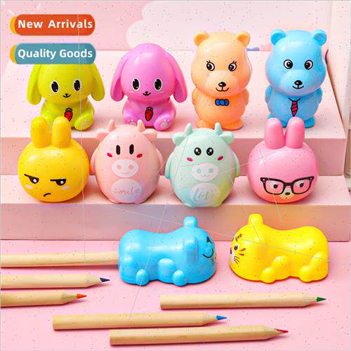 Pencil sharpener cute cartoon animal pencil sharpener childr