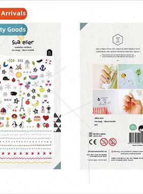 Korea nail stickers 1049 lines snowflake waterproPVC decorat