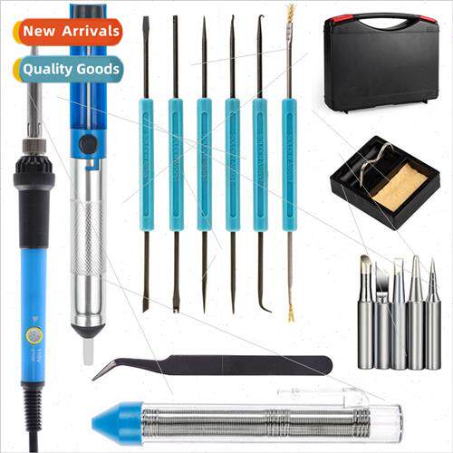 60W Soldering Iron Set Toolk Soldering Toolk 17 pcs Set Temp