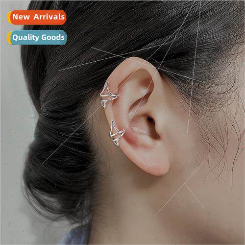 Devil angel wings ear clips female Moriological cold wind cr