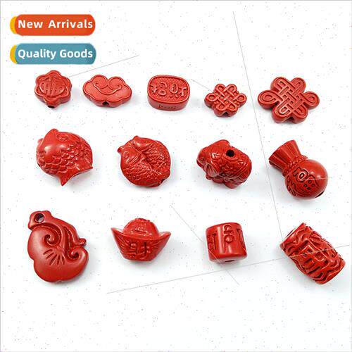 Cinnabar Elephant Blessing Bag DIY Bracelet Accessories Mate