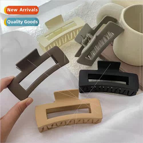 New Frosted Scratch Clip Set Large Claw Clip Rubber Lacquer