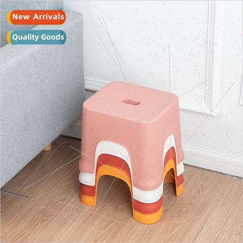 Plastic small stool household creative cute thickening livin