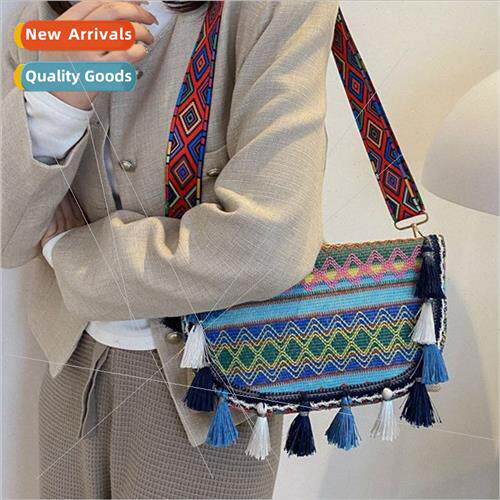 2023 spring summer new ethnic bag female tide Korea crossbod