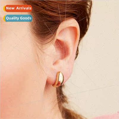mple Stainless Earrings Gold Plated Earrings Europe Women Gl