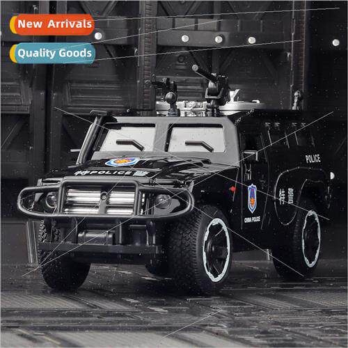 1:32 Knight armored special ces police car model alloy light
