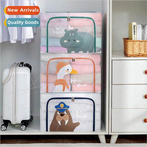 Clothes storage bag zipper type moisture-promildew quilt org