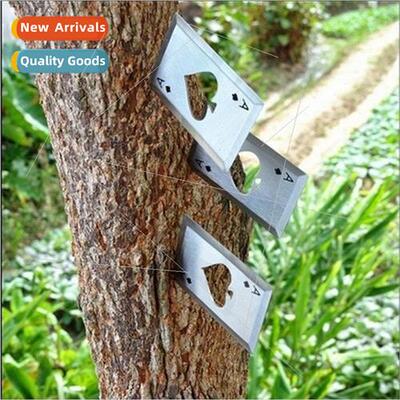 Stainless Steel Ace Spades Bottle Opener Poker Shaped Cred C