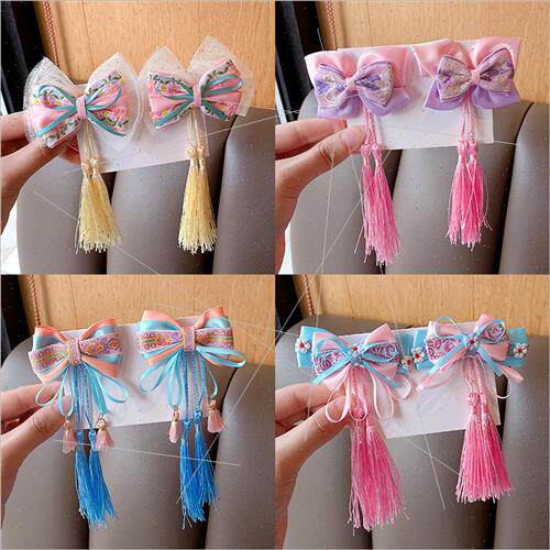 Children Hanfu hair accessories flowers butterfly ancient he