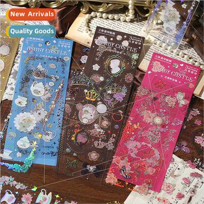 Ashby Old Fort Dimensional Stamping Die Cut Sticker Set Vint