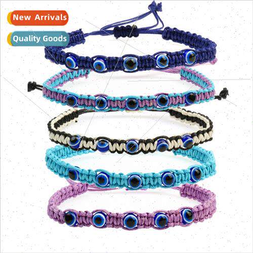 New Eye Bracelet Women Fashion Creative Devil Eye Hand-Woven