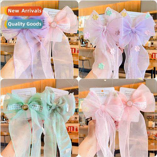 bow hair clips Children hair girls  large cute back head hai