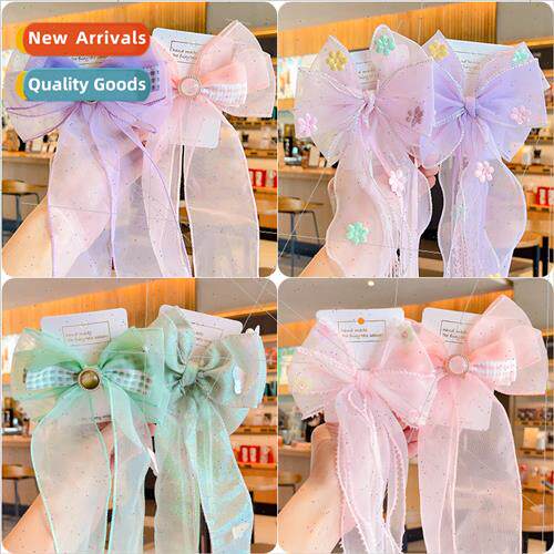 bow hair clips Children hair girls  large cute back head hai