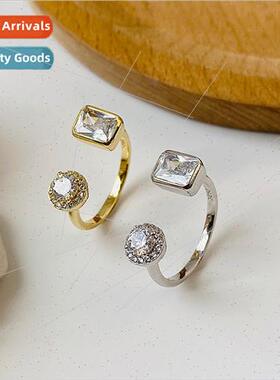 Koreahjewelry 925 silver ring fashion hundred wh geometric z