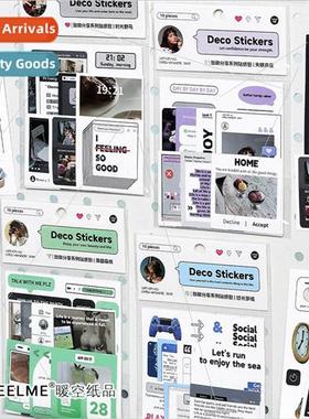 Trivial Share Stickers Stickers Pack Vintage ins Handbook DI