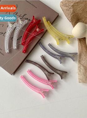 Ins frosted texture duckbill clip posioning clip cushion hai