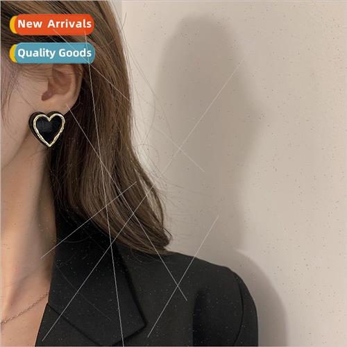 Love earrings 2023 new tide feeling niche earrings simple sm