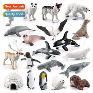Polar Bear Penguin Reindeer Whale Igloo Miniature Wild North