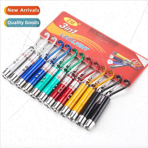 Multi-function laser pointer 3 in 1 money detector light led