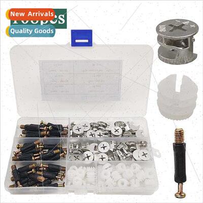 108pcs boxed 3-in-1 connectors closet furnure disassembly fa