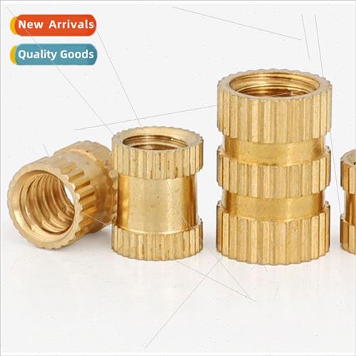 UK Through Hole Copper Knurled Copper Nut Injection Molded I