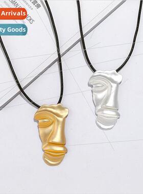 Long Sweater Chain New Europe Fashion Face Leather Rope Wome