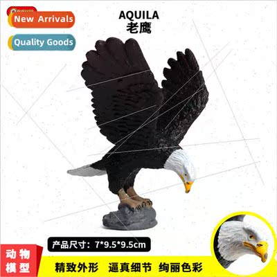 Animals Solid Birds Solid Winged Eagles Animal Plastic Toys