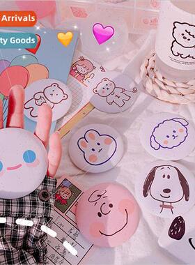 Korea ins cartoon cute small mirror makeup mirror portable m