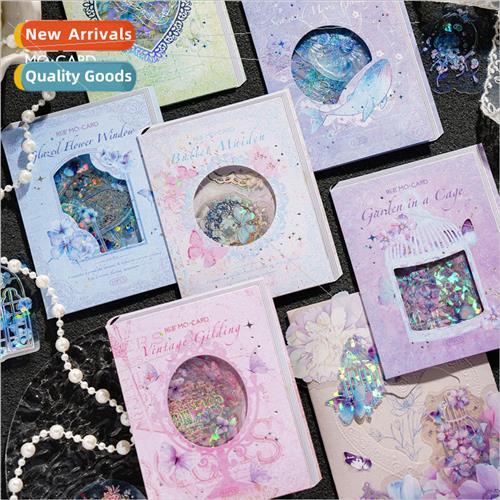 Floating light dream shadow PET special oil laser silver sti
