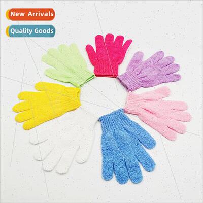 Candy Color Bath Towel Bath Glove Bath Towel Five Finger Bat