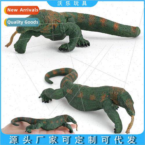 Wildlife Komodo Gargoyle Solid Static Model Crawling zard Pl